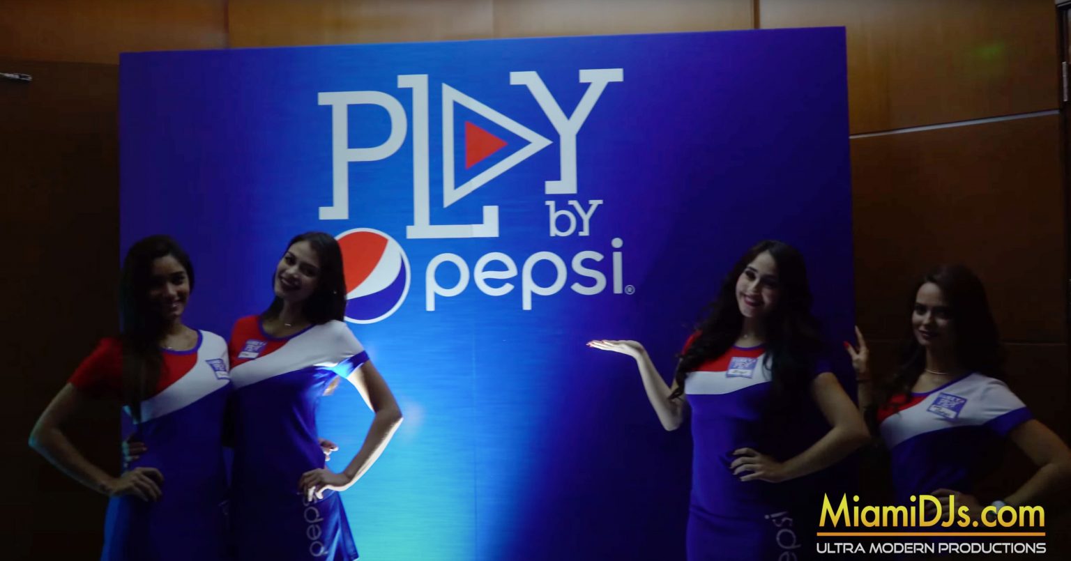 Branded LED wall built for a product activation
